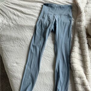 Blue Lululemon leggings
